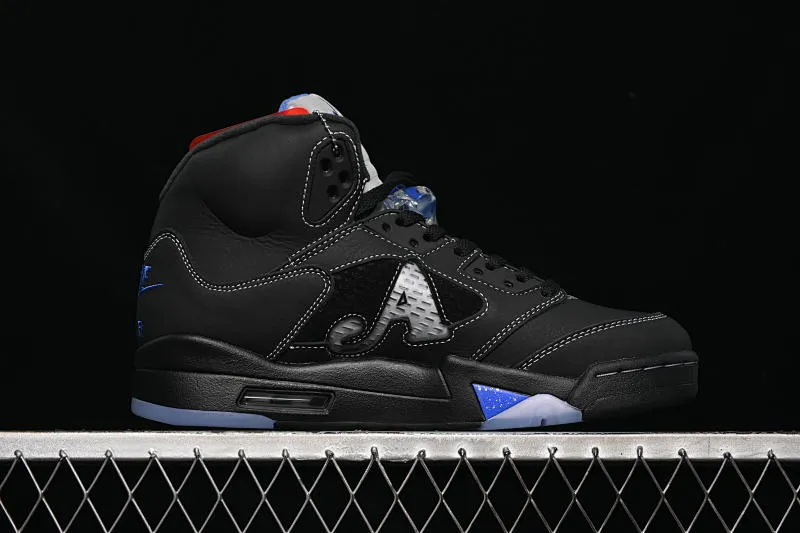 All categories Air Jordan Jordan series basketball shoes Air Jordan 5 OG version Awake NY x Air Jordan 5 "Black Metallic" AJ5 Joe 5 joint model black and gray DV4982-004